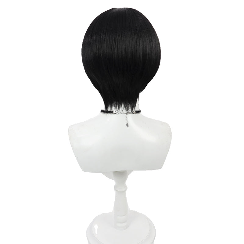 Anime Cosplay Wigs Anime Mash Burnedead Mashle: Magic and Muscles Black Wigs