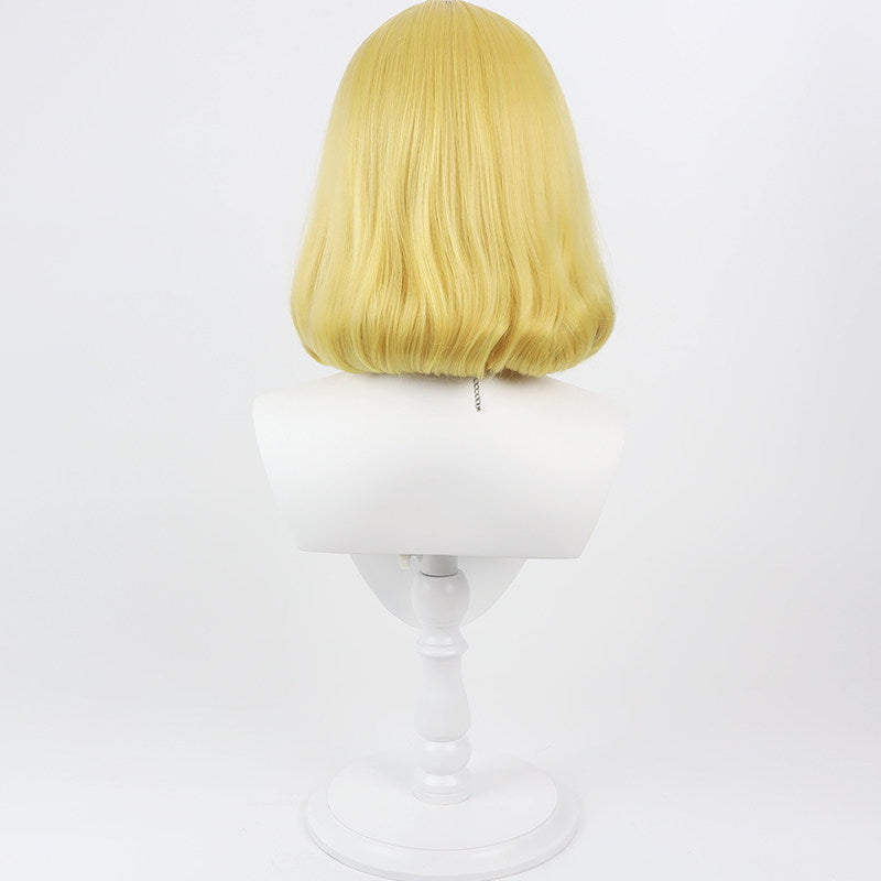 Anime Cosplay Wigs Hana Kurusu Golden Curly Wigs Jujutsu Kaisen