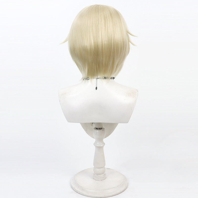 Anime Cosplay Wigs Higekiri Touken Ranbu Online Light Blue Wigs