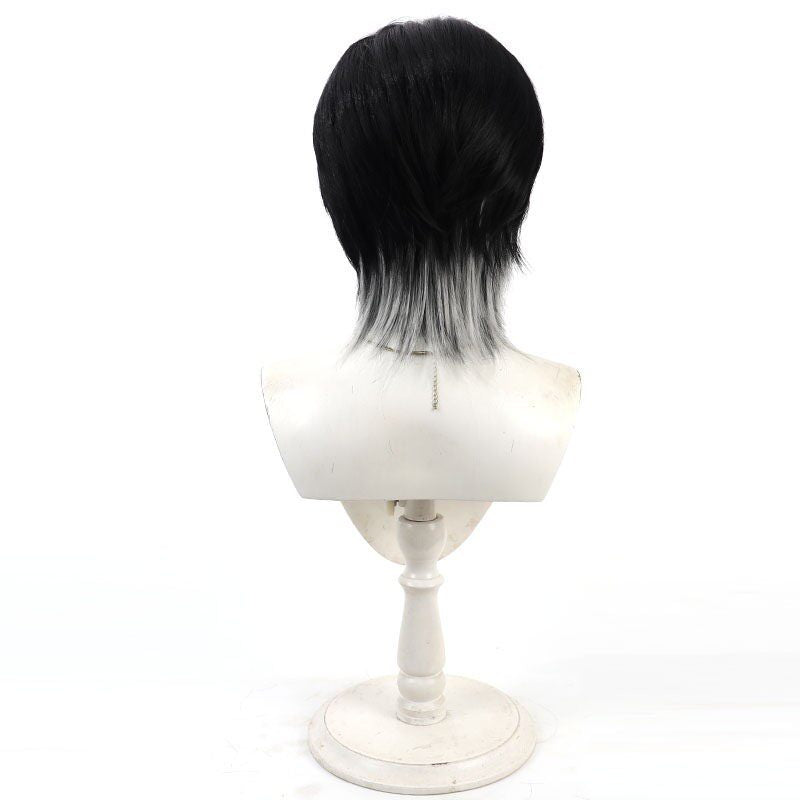 Anime Cosplay Wigs Inaba Gou Black Gradient Fluffy Wig Touken Ranbu Online