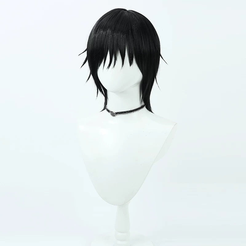 Anime Cosplay Wigs Toji Fushiguro Black Short Wigs Jujutsu Kaisen Season 2