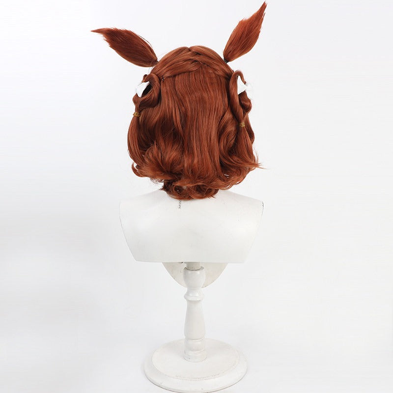 Aston Machan Gun Cosplay Wigs Pretty Derby Matching Ears Tail