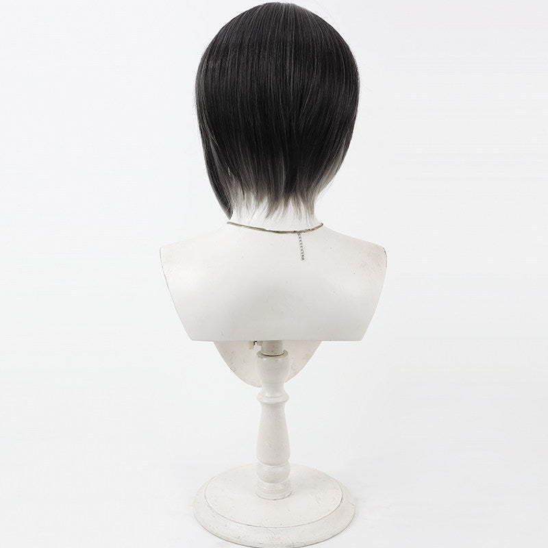 Cosplay Wigs Anime Matsui Gou Black Mixed Wigs Touken Ranbu Online