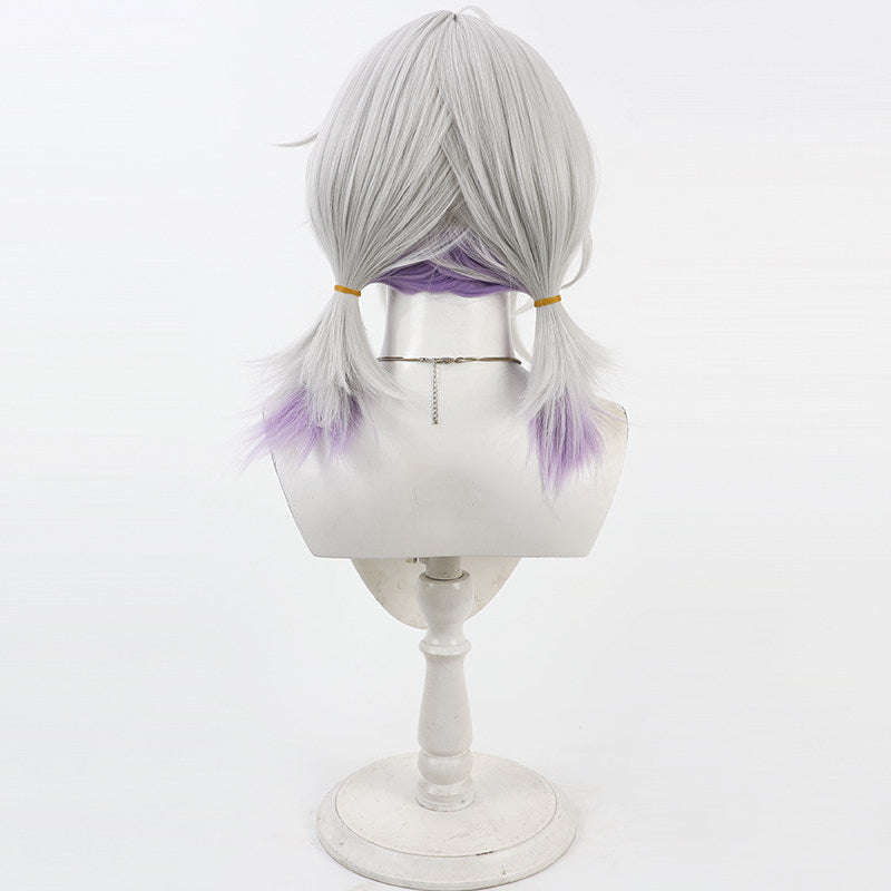 Cosplay Wigs Ayatsuno Yuni Girl Group Silver Wigs StelLive VTuber