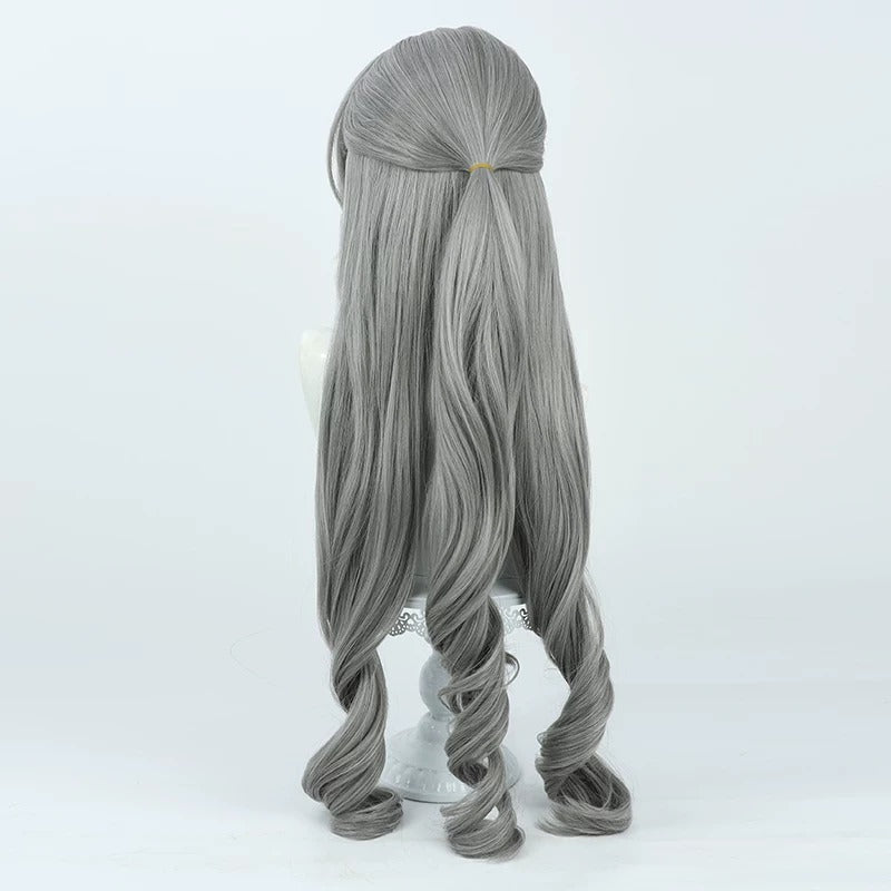 Cosplay Wigs Bronya Rand Grey Curly Wigs Honkai Impact 3rd