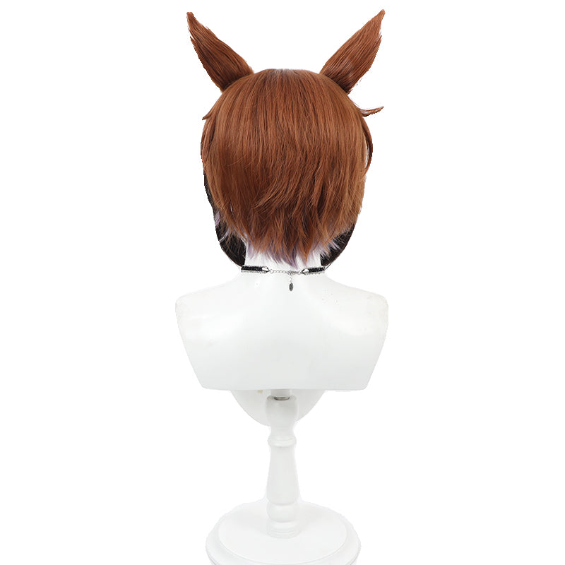 Cosplay Wigs Byerley Turk Two Tone Short Ears Tail Pretty Derby