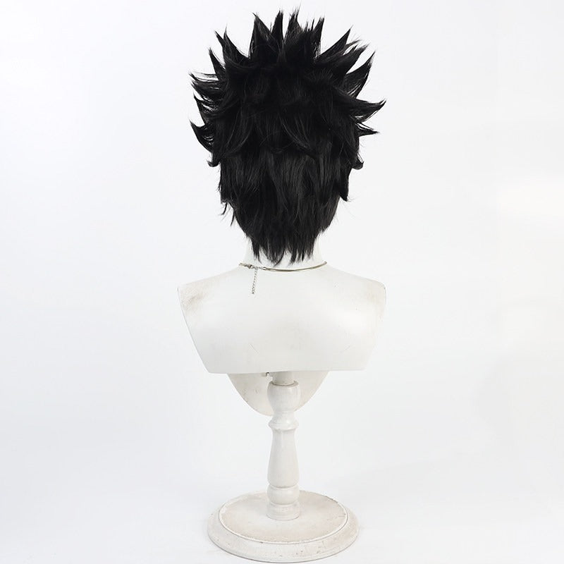 Cosplay Wigs Games BLK Team Ganji Gupta Dark Grey Wigs Identity V