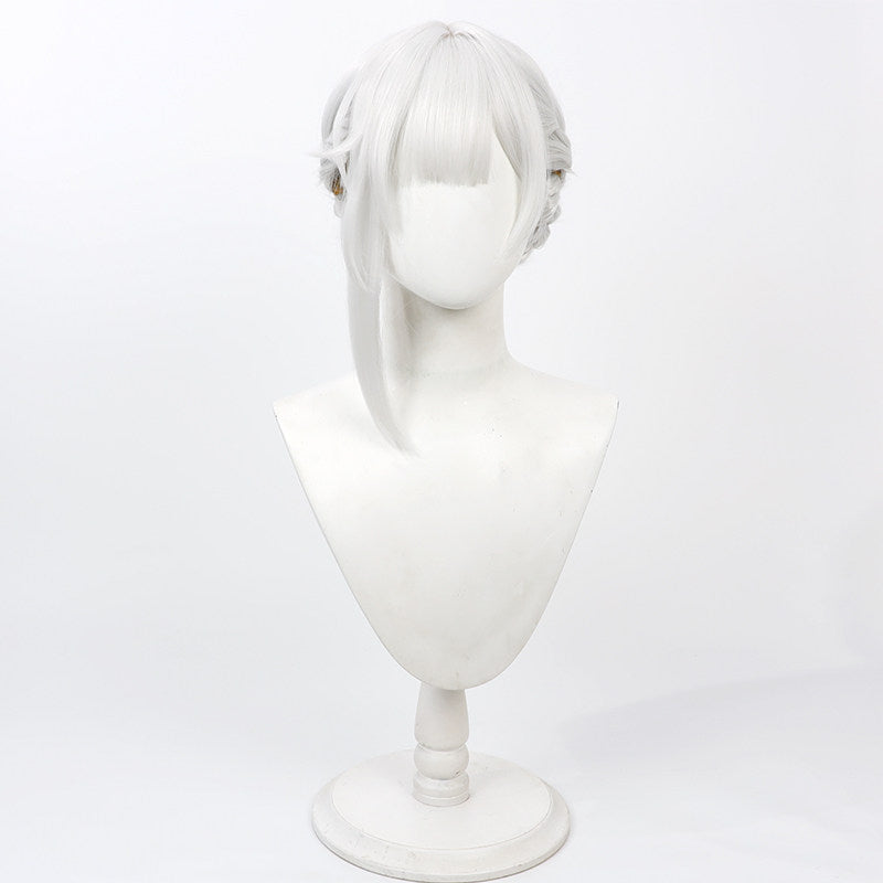 Cosplay Wigs Games Sanhua Silver Wigs Wuthering Waves