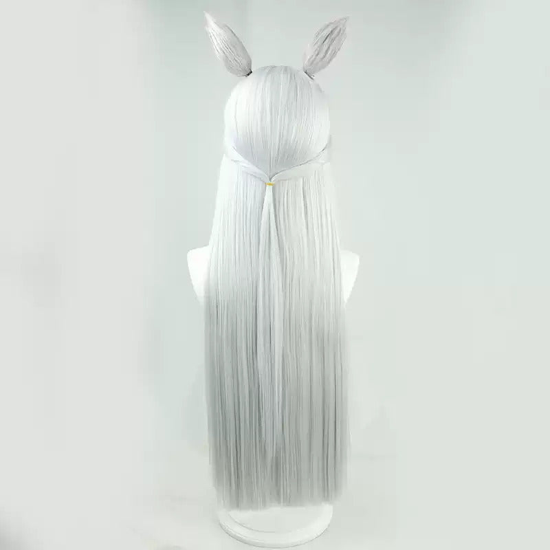 Cosplay Wigs Gold Ship Pretty Derby Silver Grey Ears Tail