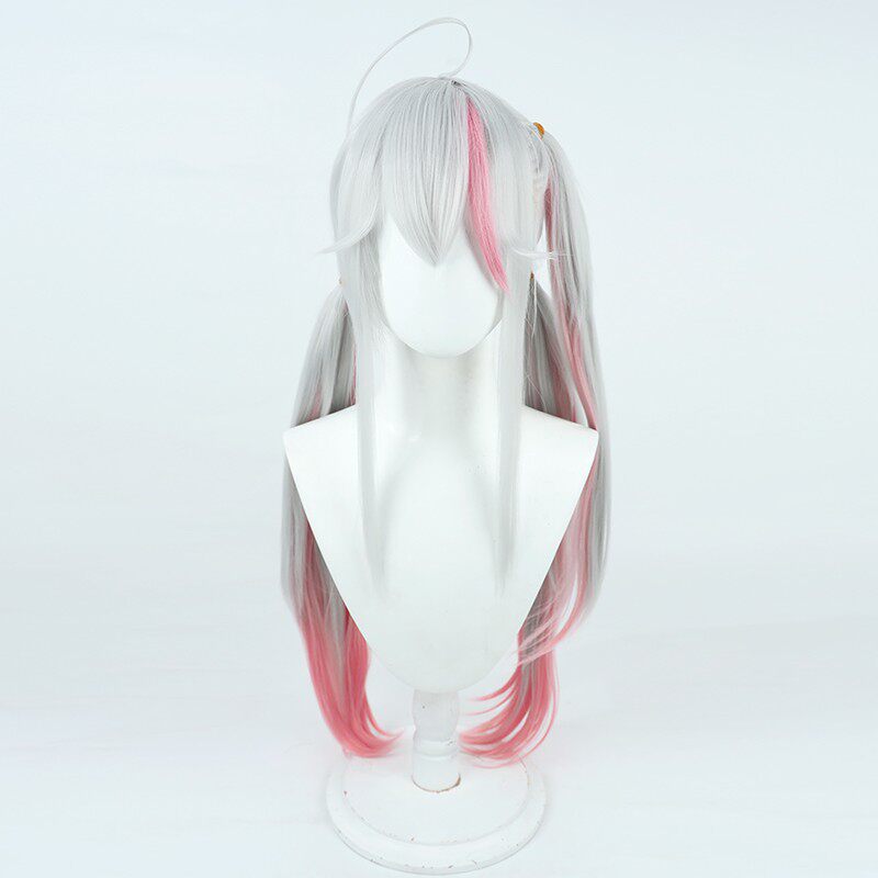Cosplay Wigs Jackal Silver Highlight Wigs Goddess of Victory: Nikke