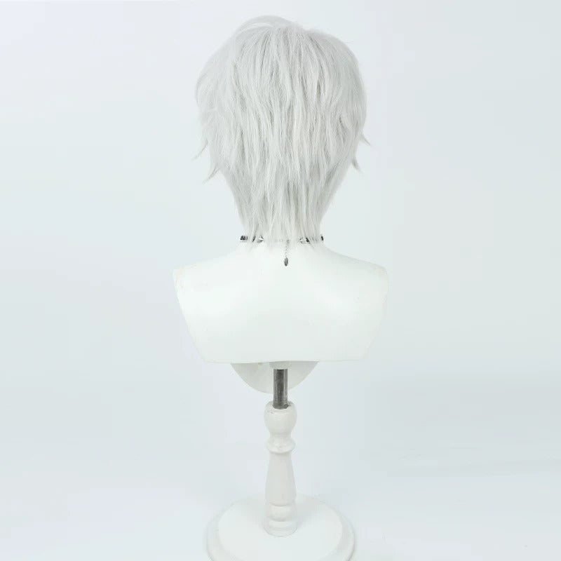 Cosplay Wigs Kevin Kaslana Silver Wigs Honkai Impact 3rd