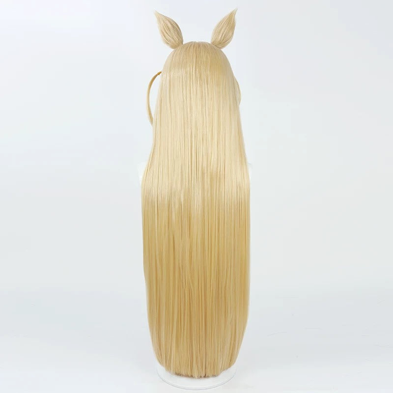 Cosplay Wigs Kurumi Fox Squad Pale Gold Wigs Blue Archive