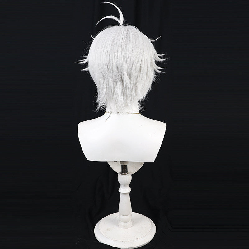 Cosplay Wigs Kuzuha Sailor Outfit Silver Flip Wigs NIJISANJI VTuber
