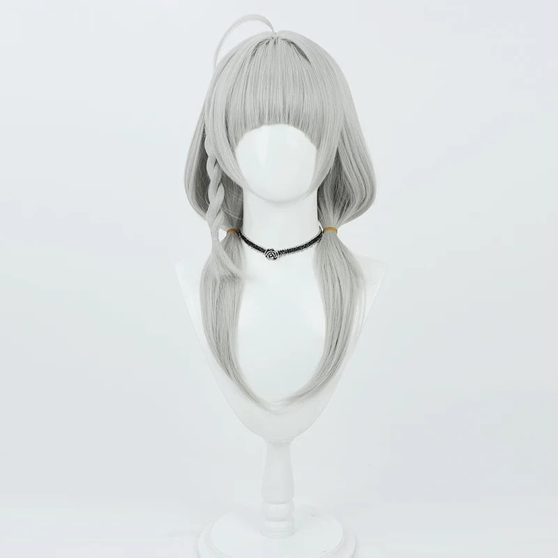 Cosplay Wigs Murasaki Shion Hololive VTuber Grey Wigs