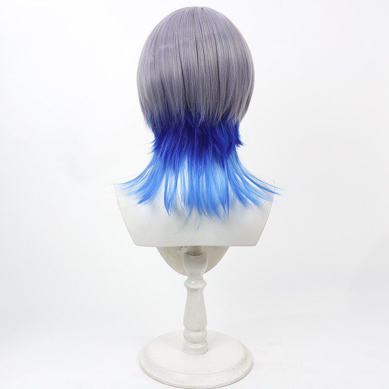 Cosplay Wigs NIJISANJI VTuber Koyanagi Rou Genderbend Gradient Hair
