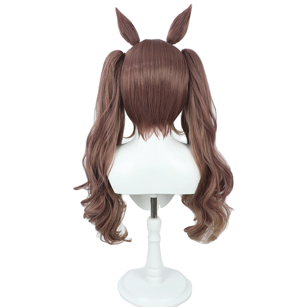 Cosplay Wigs Tosen Jordan Pretty Derby Brown Double Ponytail Wigs