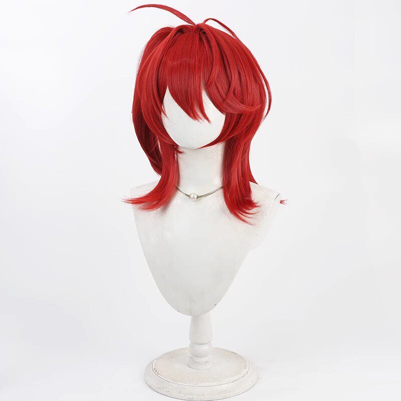 Exusiai the New Covenant Cosplay Wigs Red Wigs Arknights