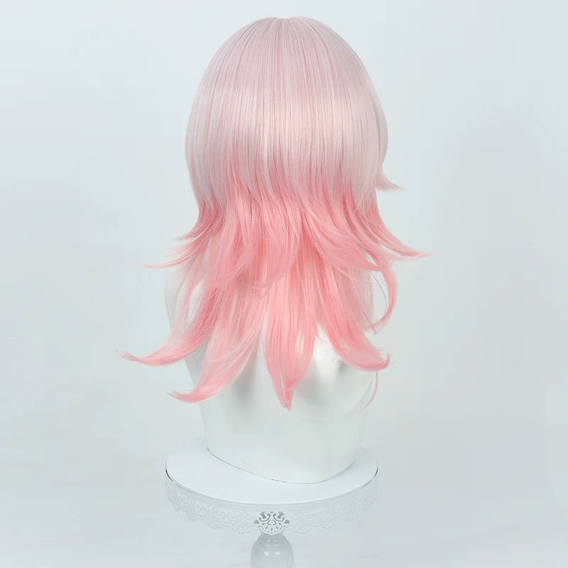 Game Cosplay Wigs March 7th Honkai: Star Rail