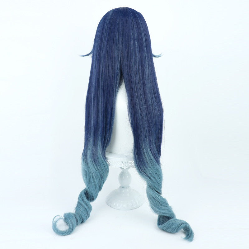 Games Cosplay Wigs Layla Gradient Curly Wigs Genshin Impact
