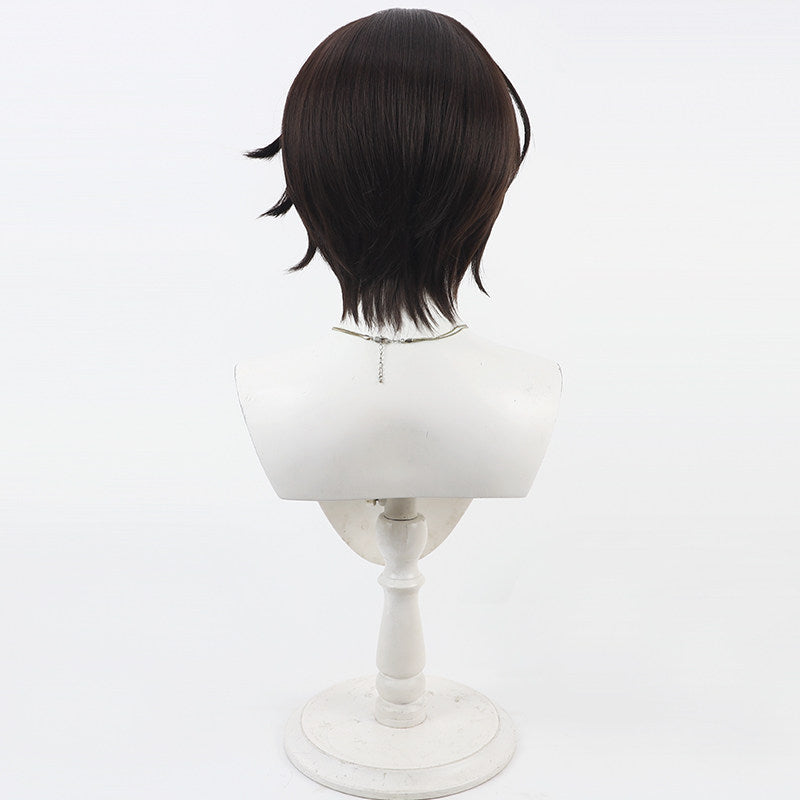 Games Cosplay Wigs Limbus Company Outis Brown Short Wigs