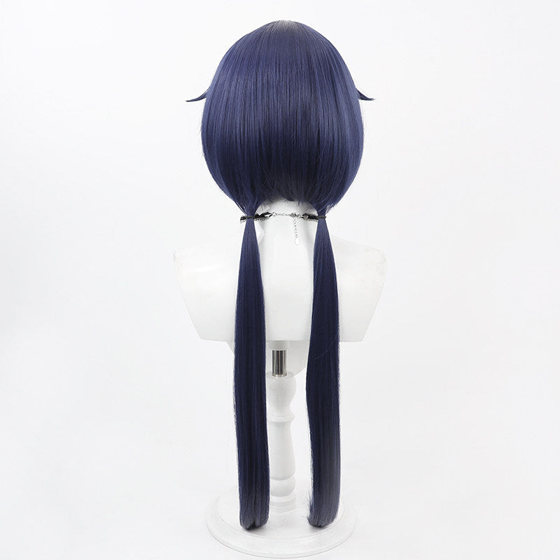 Games Cosplay Wigs Yunli Dark Blue Wigs Honkai: Star Rail