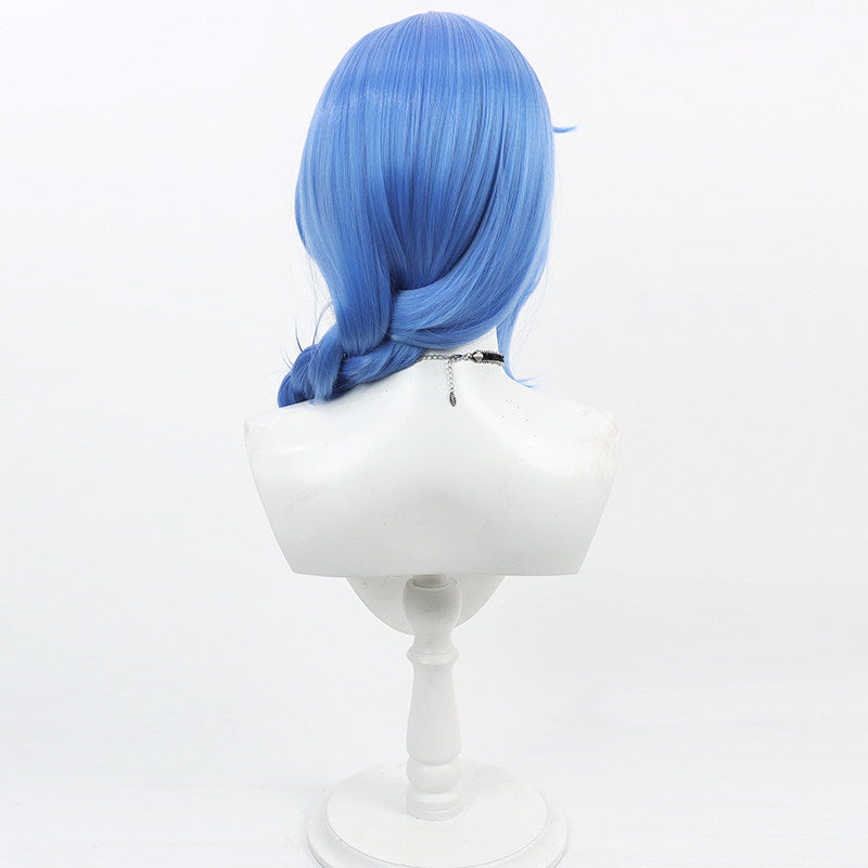 Honor of Kings Cosplay Wigs Yixing Snow Blossom Dark Blue Wigs