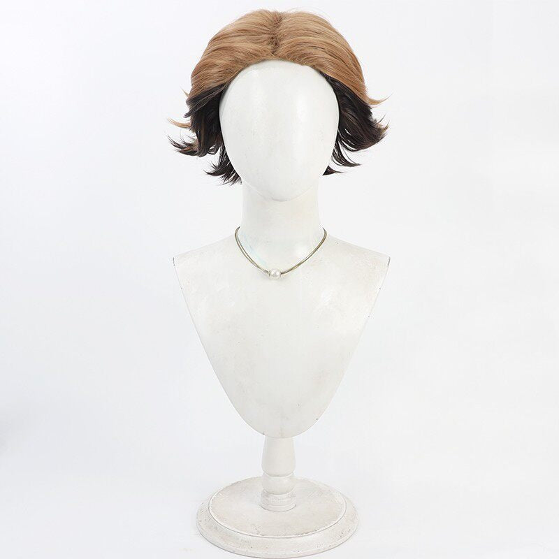 Jo Kitahara Cosplay Wigs Umamusume: Pretty Derby Male Coach Layer Flip