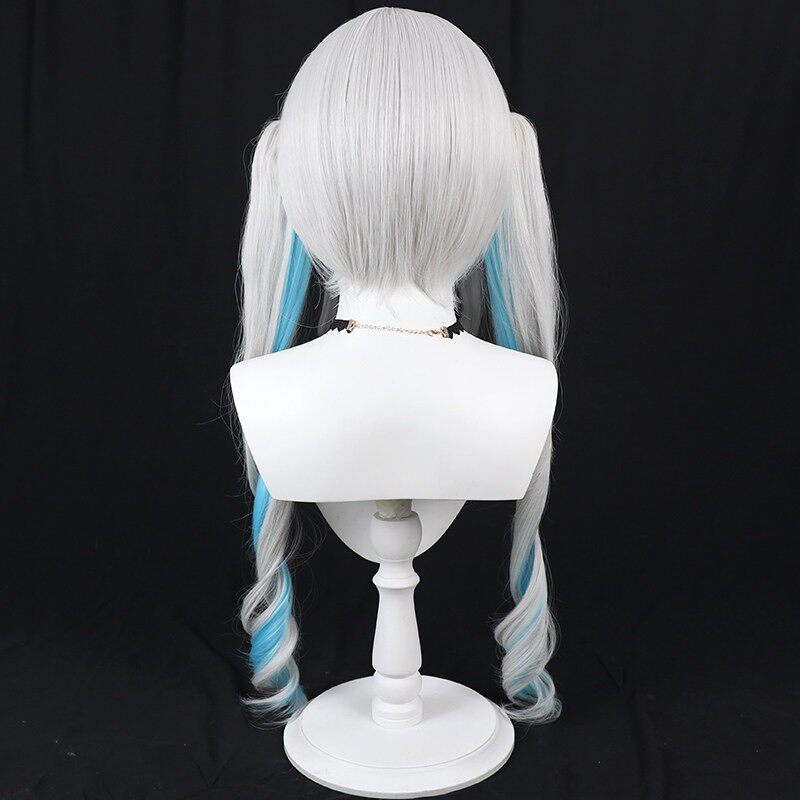 Kaga Sumire Cosplay Wigs VSPO! Vtuber Split Ponytail Wigs
