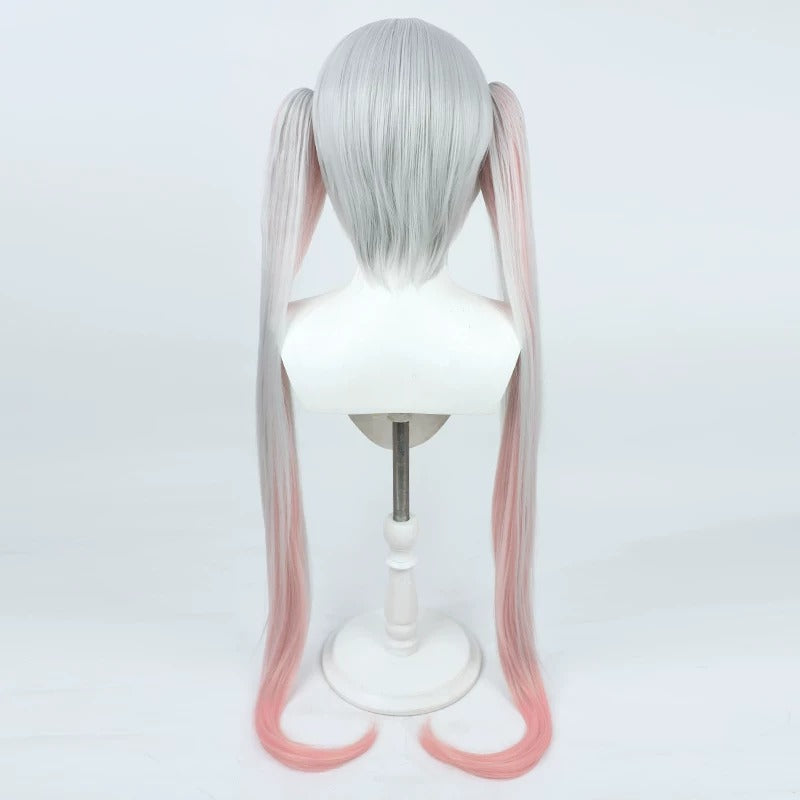 Lam Cosplay Wigs Girls- Frontline: Neural Cloud Silver-gray fading into pink