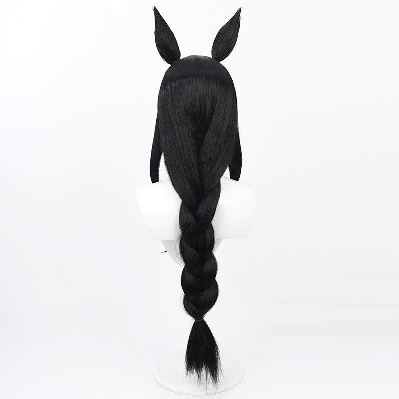 Pretty Derby Cosplay Wigs Manhattan Cafe Race Suit Black Ears