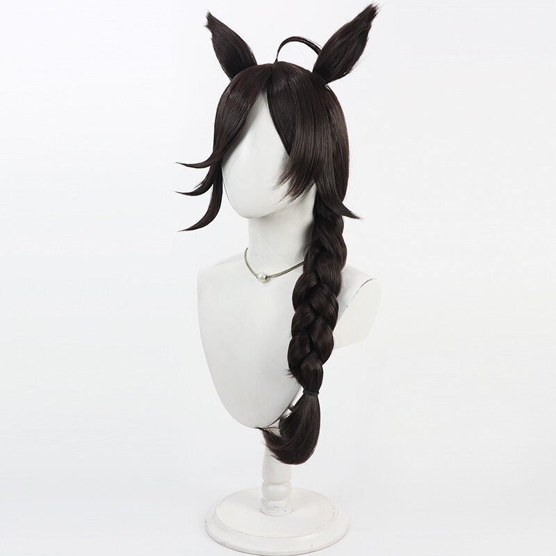 Rice Shower Cosplay Wigs Pretty Derby Thick Braid Ears Tail