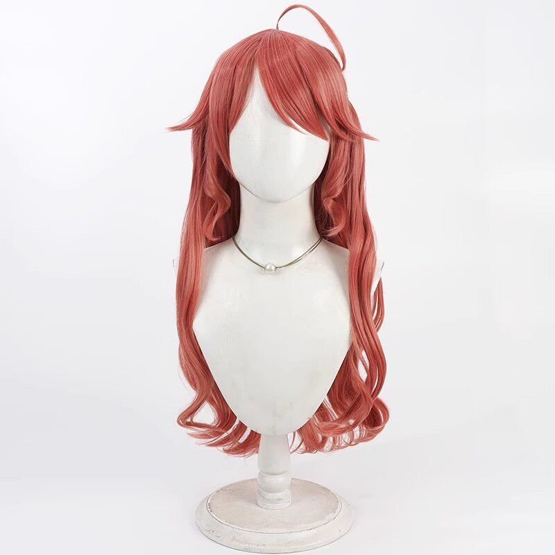 Sakura Miko Cosplay Wigs Flower Rhapsody Curly Hair Hololive VTuber