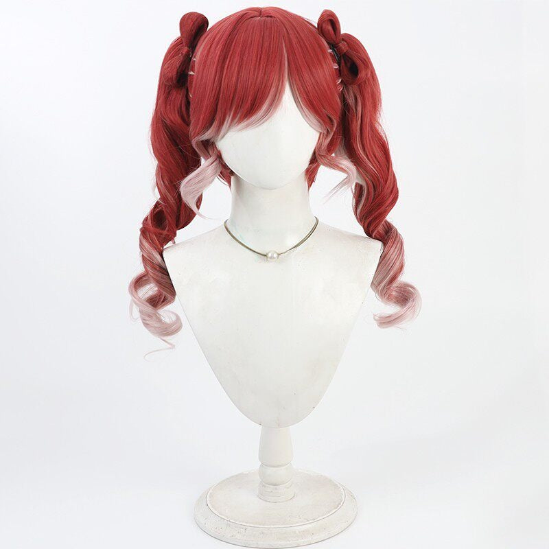Saotome Berry Cosplay Wigs Split Ponytail Wigs NIJISANJI VTuber