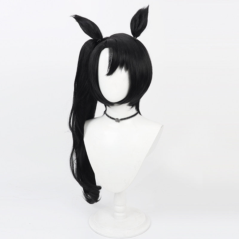 Satono Crown Cosplay Wigs Black Ears Tail Pretty Derby