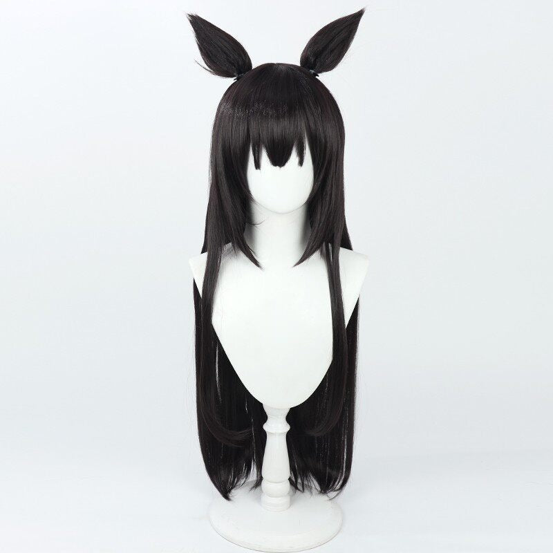 Shichido Yukino Blue Archive Cosplay Wigs Black Wigs