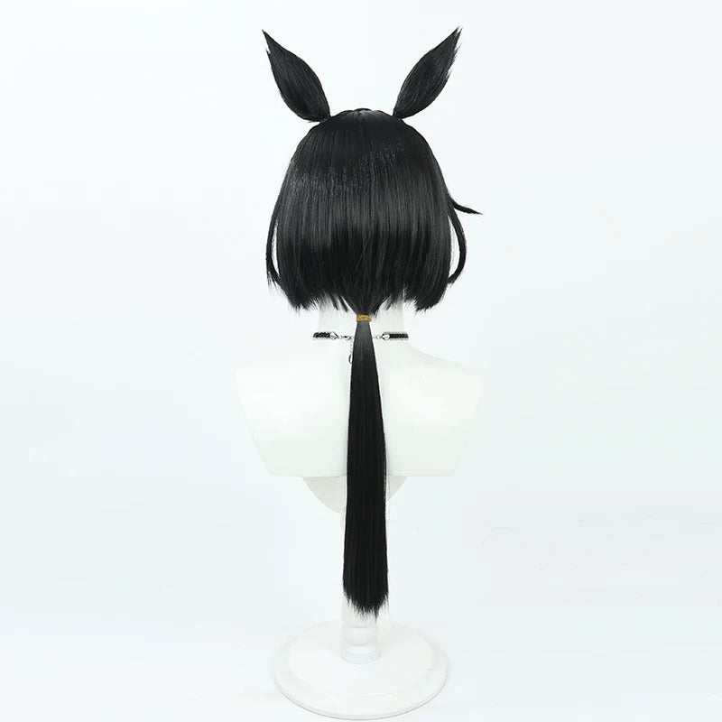 Stay Gold Cosplay Wigs Pretty Derby Black Wigs Matching Tail