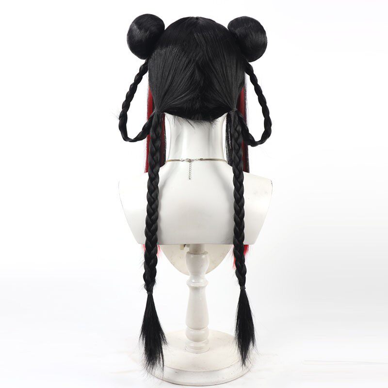 Tsukino Mito Cosplay Wigs NIJISANJI VTuber Black Wigs