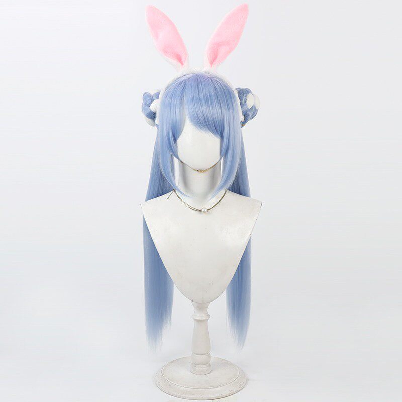 Usada Pekora Cosplay Wigs Zombie Rabbit Hololive Style VTuber
