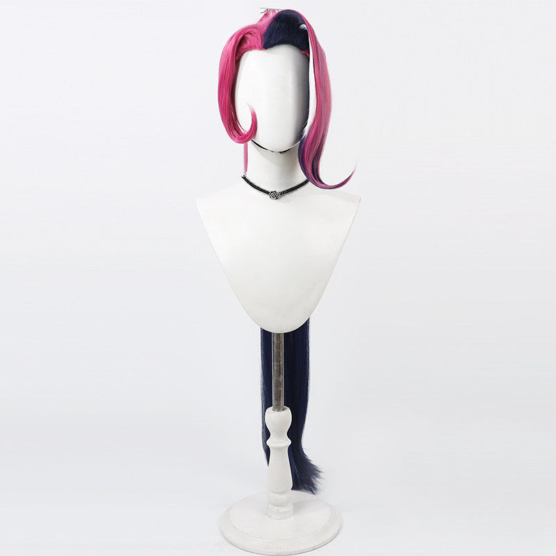 Velvette Cosplay Wigs Hazbin Hotel Split Ponytail Wigs