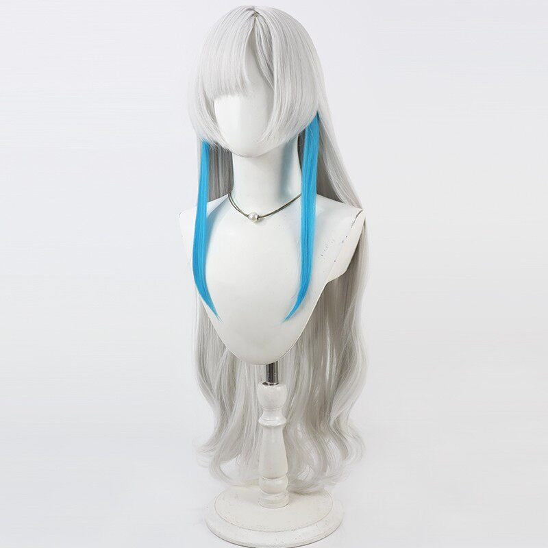 Vtuber Cosplay Wigs Isekaijoucho Silver Curly Wigs KAMITSUBAKI STUDIO