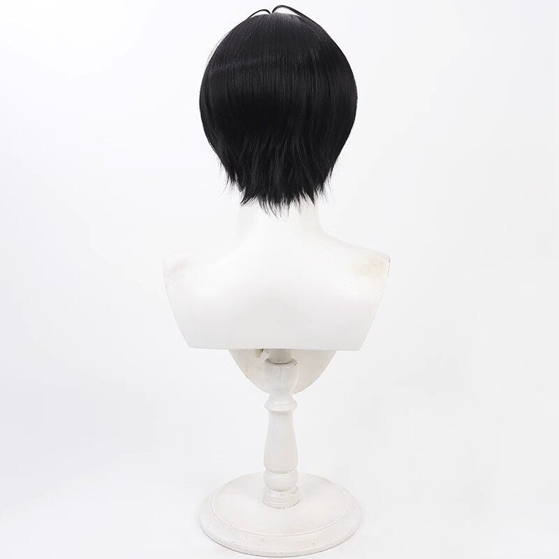 Yumeoi Kakeru Cosplay Wigs NIJISANJI VTuber Black Wigs