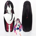 AZKi Cosplay Wigs Dual Color Ponytail Hololive VTuber