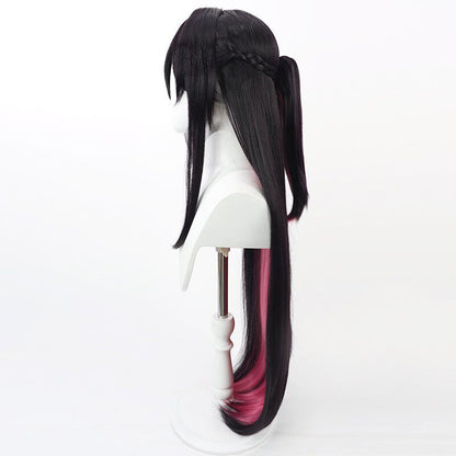 AZKi Cosplay Wigs Dual Color Ponytail Hololive VTuber