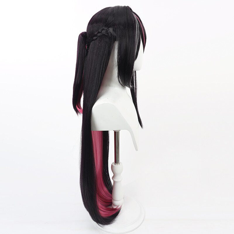 AZKi Cosplay Wigs Dual Color Ponytail Hololive VTuber