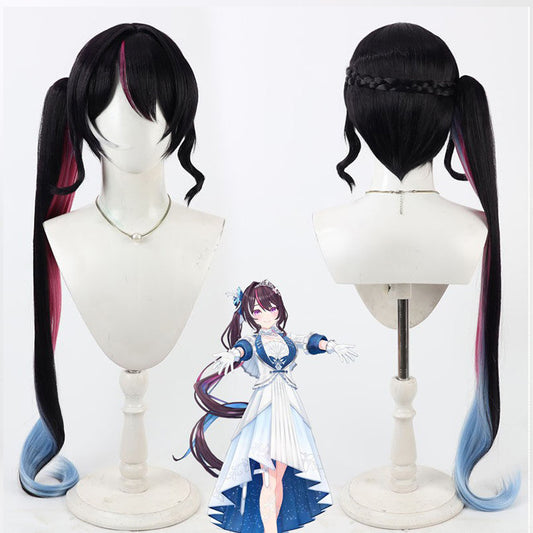 AZKi Cosplay Wigs Hololive 4th Anniv Split Ponytail Wigs Hololive VTuber