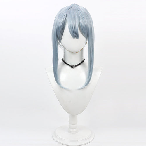 Abyss Razor Cosplay Wigs Mashle: Magic and Muscles Blue Ponytail Wigs