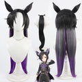 Air Shakur Cosplay Wigs Black Gradient Ears Pretty Derby