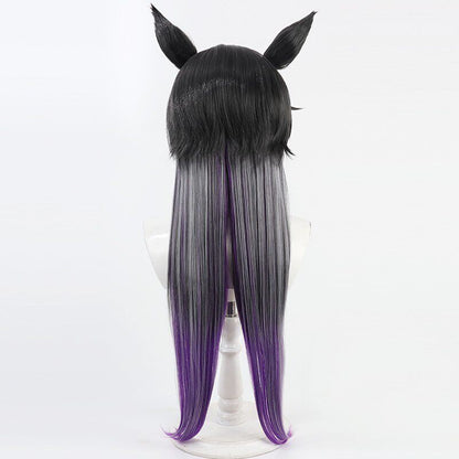Air Shakur Cosplay Wigs Black Gradient Ears Pretty Derby
