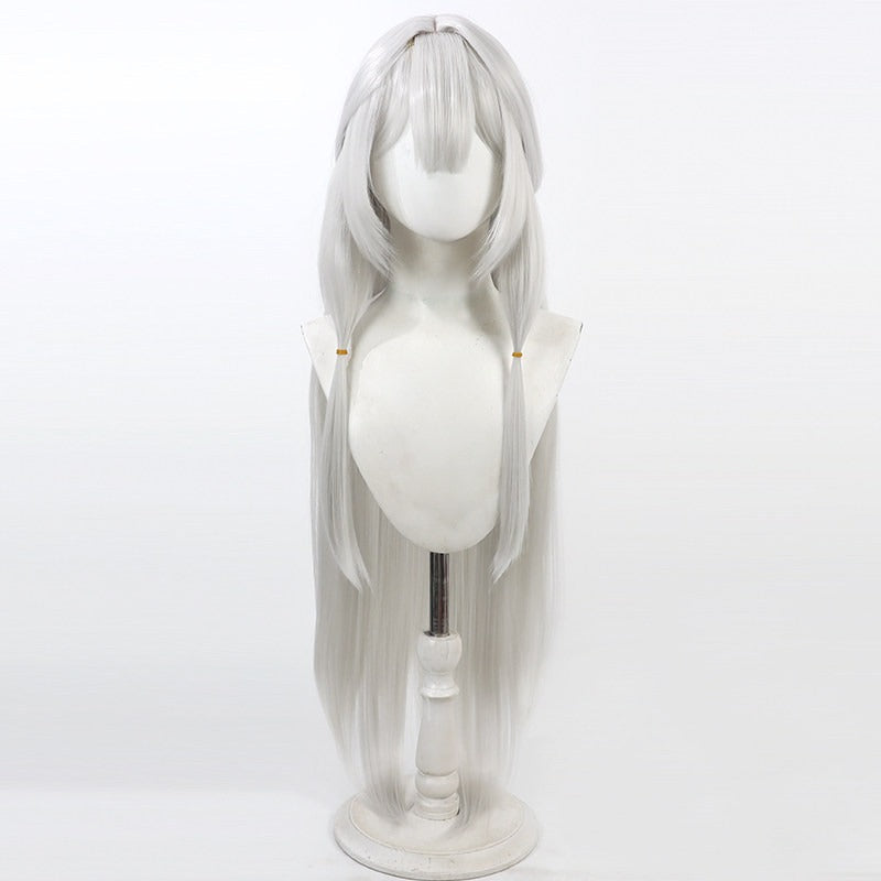 Akeboshi Himari Cosplay Wigs Silver White Hair Blue Archive