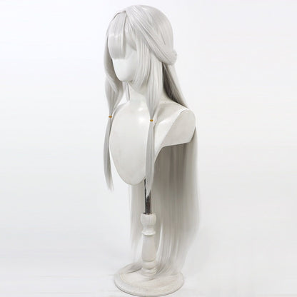 Akeboshi Himari Cosplay Wigs Silver White Hair Blue Archive